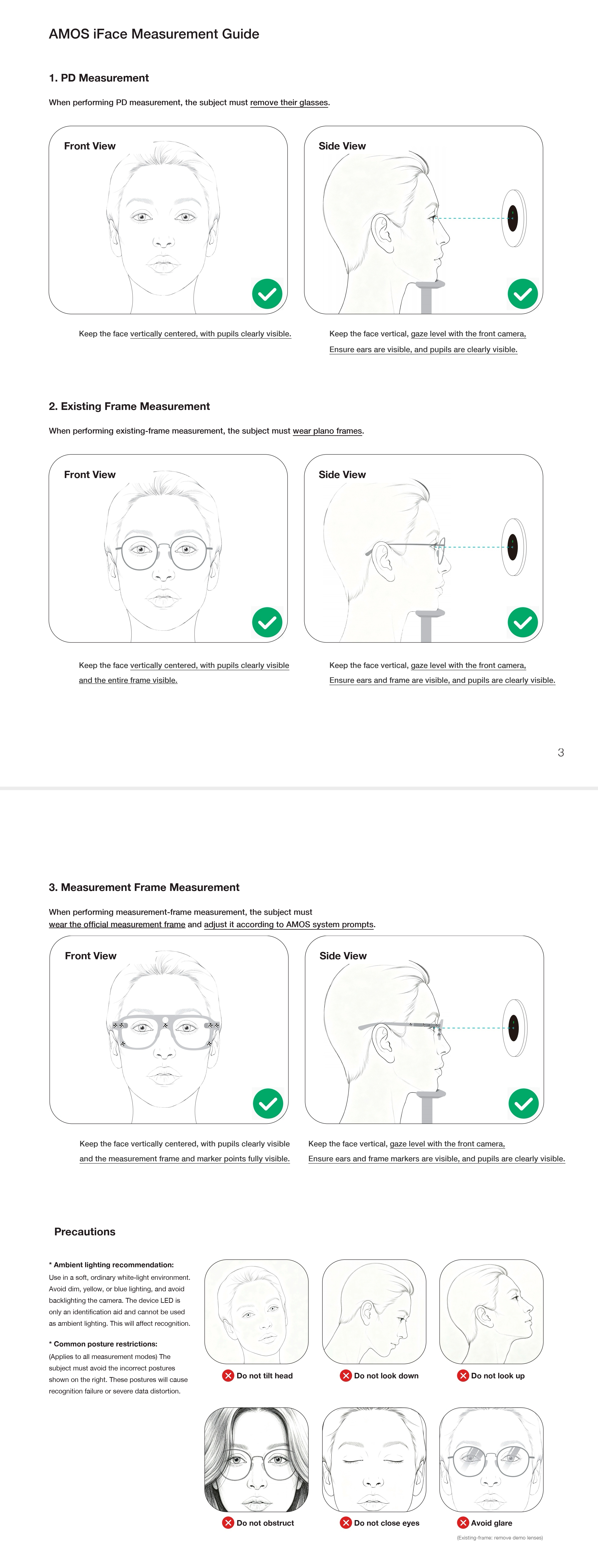 iFace26 Measurement Process